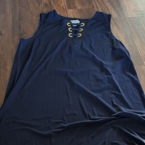 MICHAEL Michael Kors Blue Sleeveless Tank Dress